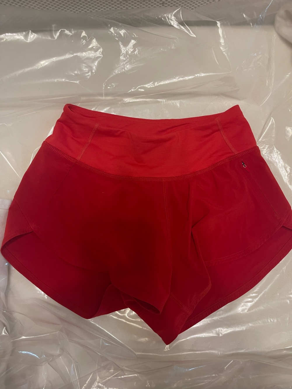 Outdoor Voices Red Athletic Shorts
